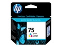 HP 75 - 3.5 ml - color (cian, magenta, amarillo) - original - cartucho de tinta - para Deskjet D4268; Officejet J6413; Photosmart C4450, C4470, C4472, C4524, C5275, C5288, C5570