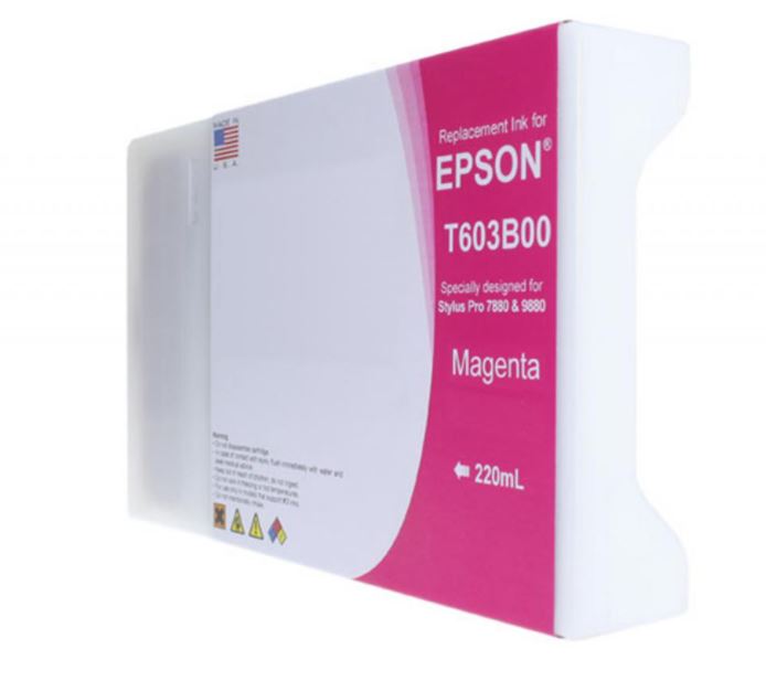 Epson T603B - 220 ml - magenta - original - cartucho de tinta - para Stylus Pro 7800, Pro 7800 Professional Edition