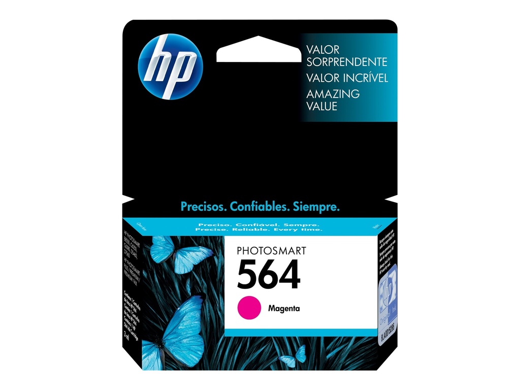 HP 564 - 3 ml - magenta - original - cartucho de tinta - para Deskjet 35XX; Photosmart 55XX, 55XX B111, 65XX B211, 75XX, 75XX C311, B110, Wireless B110