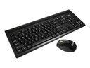 Klip Xtreme KKW-110S Multimedia Combo - Juego de teclado y ratón - inalámbrico - 2.4 GHz - español
