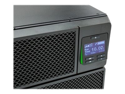 APC Smart-UPS SRT 5000VA RM - UPS (montaje en bastidor) - CA 208 V - 4800 vatios - 5000 VA - Ethernet 10/100, USB - conectores de salida: 16 - 5U - 19" - negro - con Transformador reductor de 208 V a 120 V - para P/N: AR4018SPX432, AR4024SP, AR4024SPX429, AR4024SPX431, AR4024SPX432, NBWL0356A