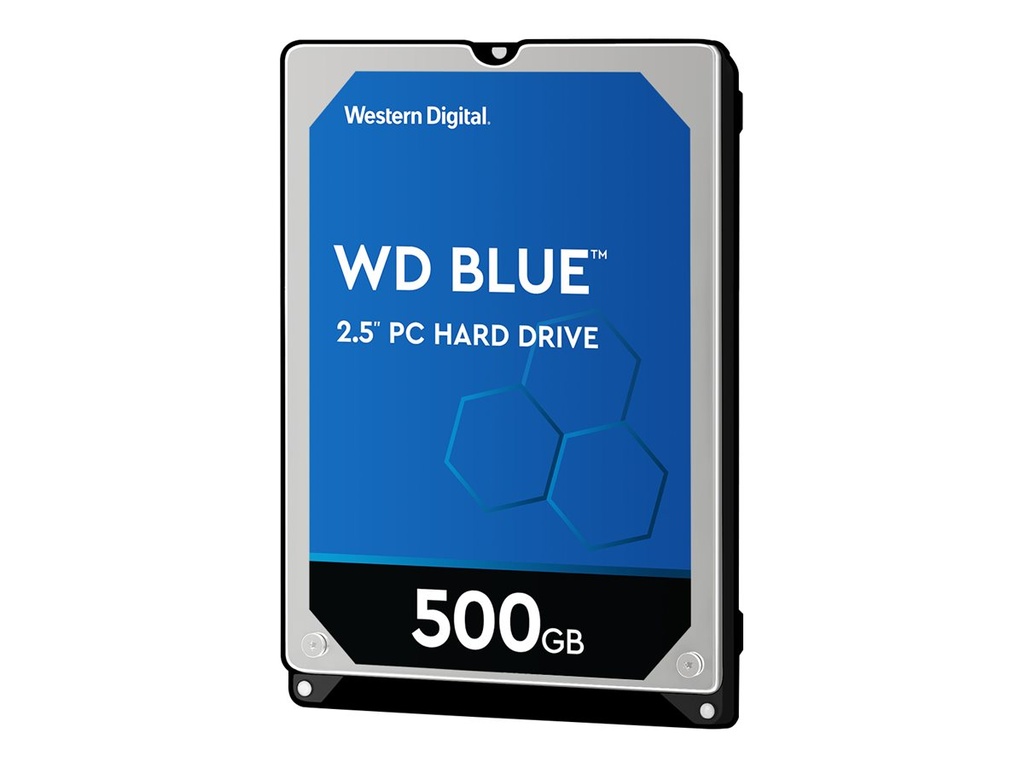 WD Blue WD5000LPCX - Disco duro - 500 GB - interno - 2.5" - SATA 6Gb/s - 5400 rpm - búfer: 16 MB