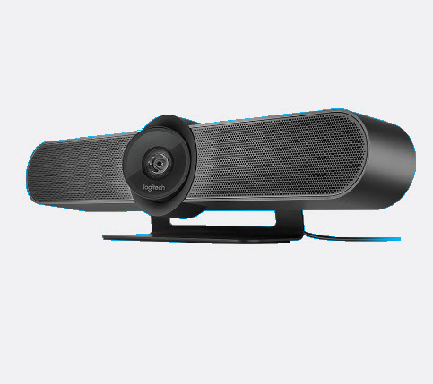 Logitech MeetUp - Cámera de conferencias - panorámico / inclinación - color - 3840 x 2160 - audio - inalámbrico - Bluetooth LE / NFC - USB 3.0 - MJPEG