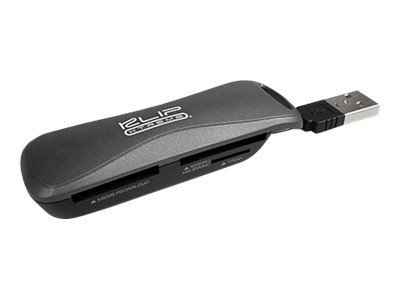 Klip Xtreme KCR-210 54-in-1 compact card reader - Lector de tarjetas - 54 en 1 (MS, MS PRO, MMC, SD, MS Duo, MS PRO Duo, miniSD, TransFlash, MS Micro, sdxc) - USB 2.0