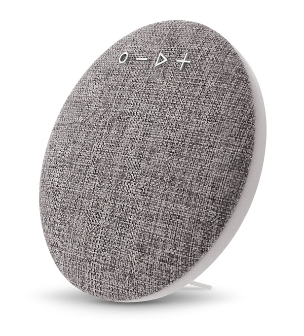 Xtech XTS-620 - Zeppelin Speakers - Gris - Parlante portátil con tecnología inalámbrica y micrófono incorporado, para conversaciones con manos libres - Reproducción de música sin cables hasta 10 metros de distancia de la fuente de audio - La batería recargable incorporada provee largas horas de reproducción con una sola carga  - El botón multifuncional permite alternar entre el modo de reproducción o pausa y el de contestar o terminar una llamada