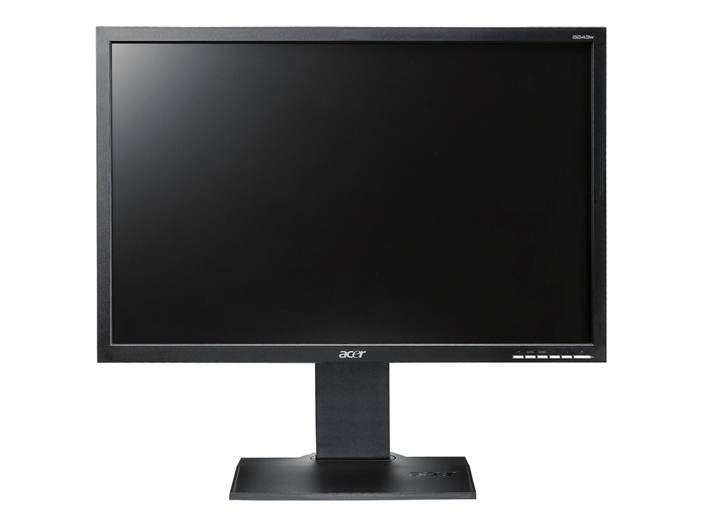 Acer B246HLymdr - Monitor LED - 24" - 1920 x 1080 Full HD (1080p) @ 60 Hz - 250 cd/m² - 5 ms - DVI-D, VGA - altavoces - gris oscuro