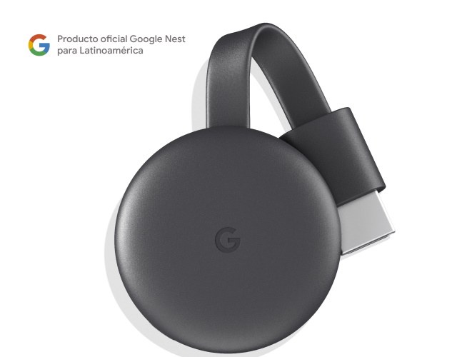 Google - Receptor multimedia digital - Chromecast - Disfrute de contenido Full HD desde su dispositivo móvil favorito -Transmita desde sus dispositivos favoritos