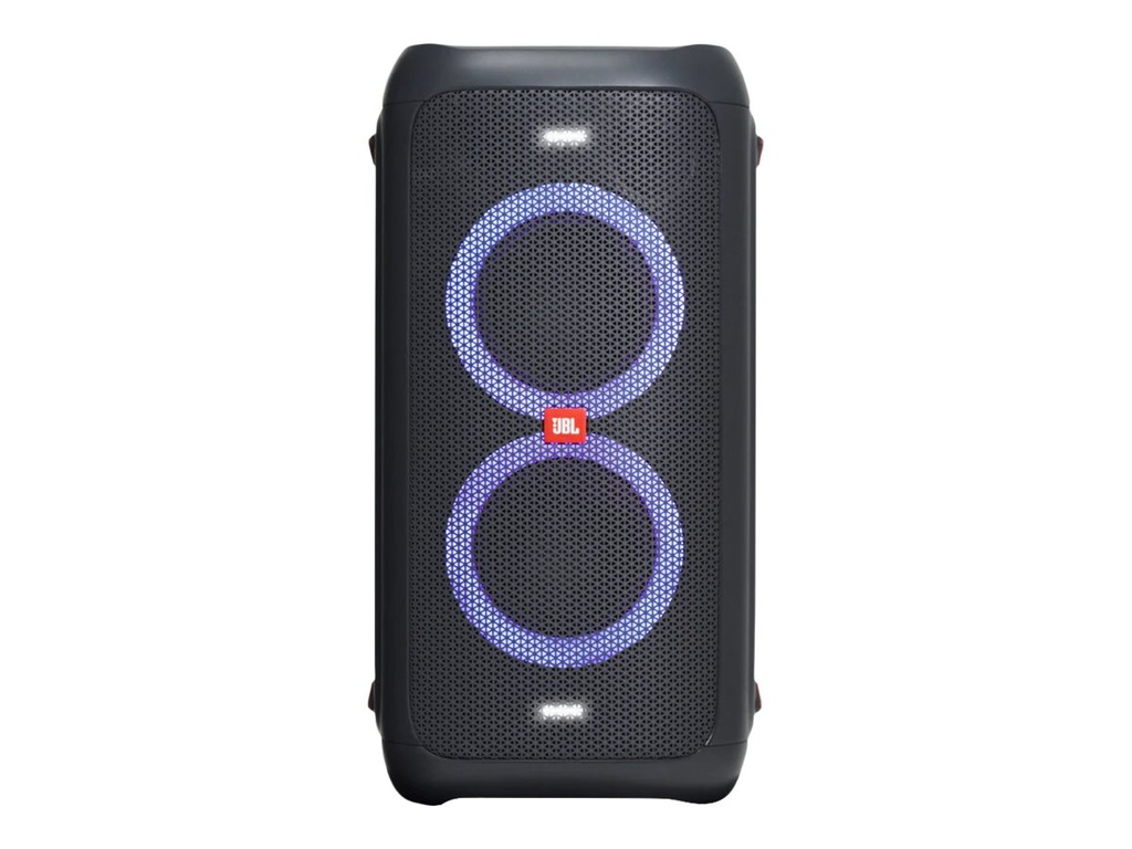 JBL PartyBox 100 - Altavoz - para uso portátil - inalámbrico - Bluetooth - 160 vatios (Total) - 2 vías - negro