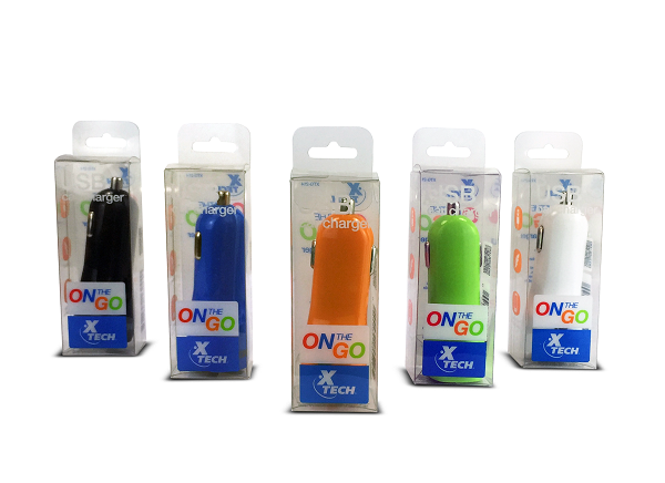 Xtech - Power adapter - car - USB charger Must sell in 10 package
