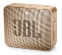 JBL Go 2 - Altavoz - para uso portátil - inalámbrico - Bluetooth - 3 vatios - champán - 5 horas de reproducción - Resistente al agua - Entrada de cable de audio