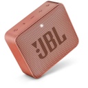 JBL Go 2 - Altavoz - para uso portátil - inalámbrico - Bluetooth - 3 vatios - Canela - 5 horas de reproducción - Resistente al agua - Entrada de cable de audio