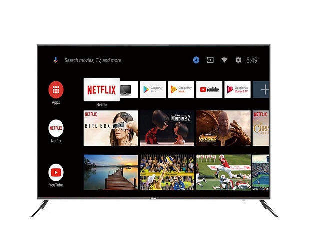 Haier TV 58" 4K Google Android 9 3840x2160 serie K6500DUG