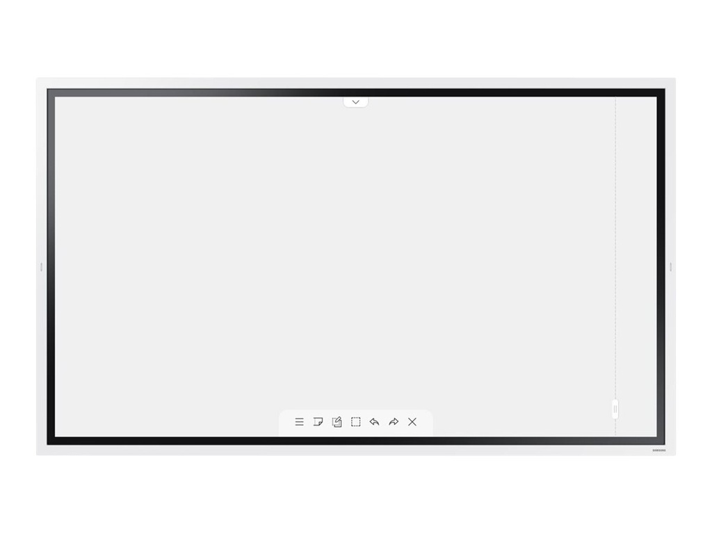 Samsung Flip 2 WM65R - 65" Clase diagonal WMR Series indicador LED - interactivo - con pantalla táctil - 4K UHD (2160p) 3840 x 2160 - New Edge Backlight - blanco