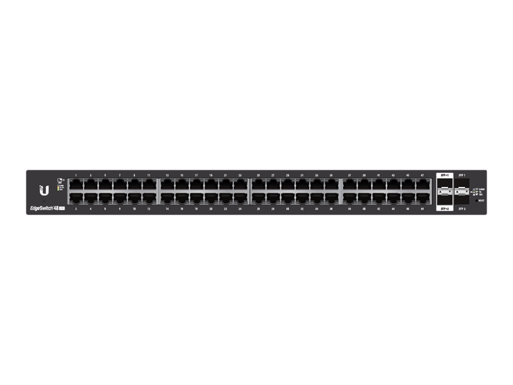 Ubiquiti EdgeSwitch ES-48-LITE - Conmutador - L3 - Gestionado - 48 x 10/100/1000 + 2 x Gigabit SFP / 10 Gigabit SFP+ + 2 x SFP - montaje en rack