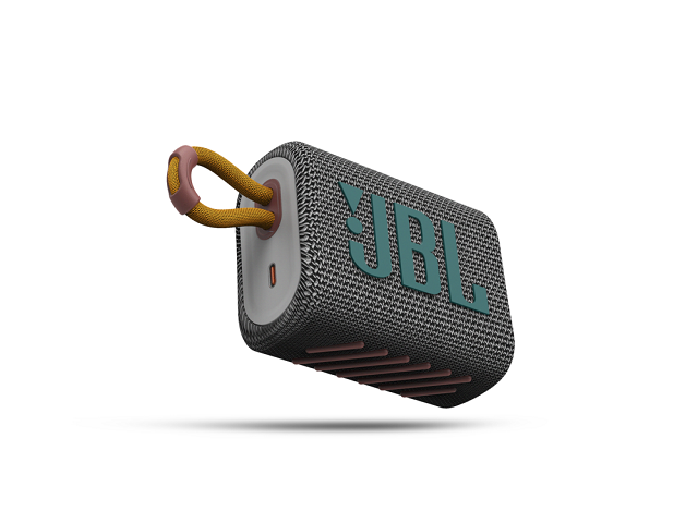 JBL Go 3 - Altavoz - para uso portátil - inalámbrico - Bluetooth - 4.2 vatios - gris