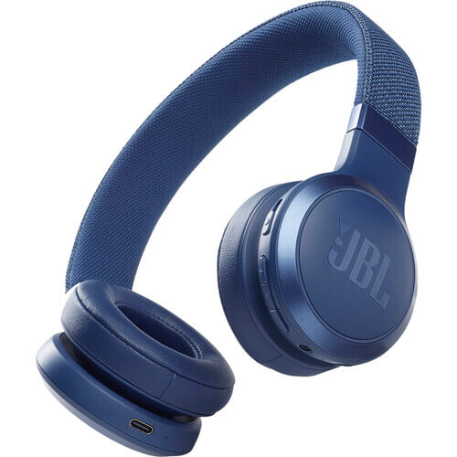 JBL LIVE 660NC - Auriculares con diadema con micro - tamaño completo - Bluetooth - inalámbrico, cableado - cancelación de sonido activo - conector de 3,5 mm - azul