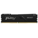 Kingston Fury - DDR4 SDRAM - 8 GB - 2666 MHz - CL16 - Unbuffered - Non-ECC - FURY Beast Black