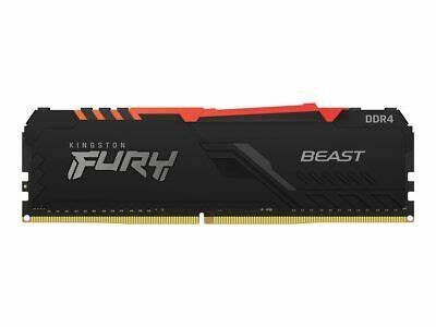 Kingston Fury - DDR4 SDRAM - 16 GB - 3200 MHz - CL16 - Unbuffered - Non-ECC - Beast RGB