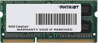 PSD38G1600L2 - Patriot PSD38G1600L2S - Memoria DDR3 (1,35 V, 8 GB, 1600 MHz, PC3-12800 CL11)