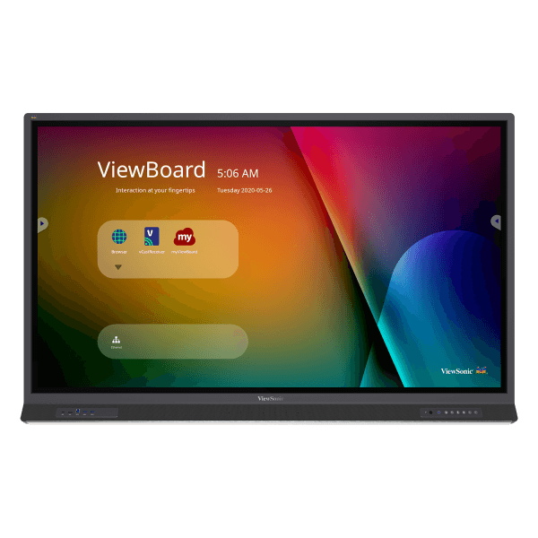 ViewSonic - Customer display - 65" - 3840 x 2160 - IPS - HDMI / USB / VGA (DB-15) - Black - Touchscreen