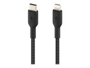 Belkin BOOST CHARGE - Cable Lightning - USB-C macho a Lightning macho - 1 m - negro - suministro de potencia USB (18W) - para Apple iPad/iPhone/iPod (Lightning)