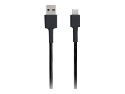 Xiaomi Mi Braided - Cable USB - USB (M) a USB-C (M) - USB 2.0 - 3 A - 1 m - negro