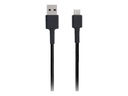Xiaomi Mi Braided - Cable USB - USB (M) a USB-C (M) - USB 2.0 - 3 A - 1 m - negro