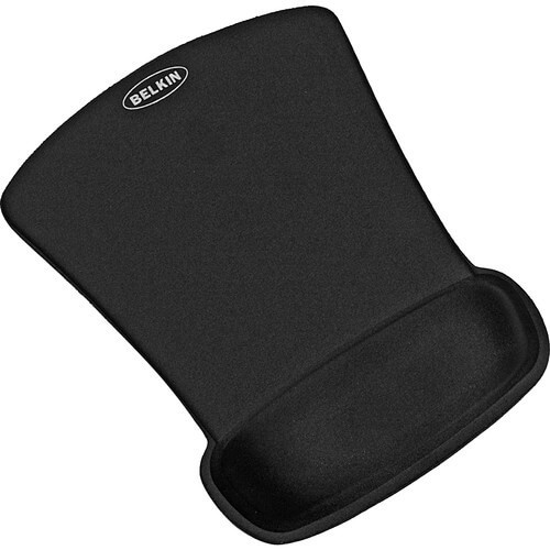 Belkin WaveRest Gel Mouse Pad - Mouse pad with wrist pillow - black - F8E262-BLK