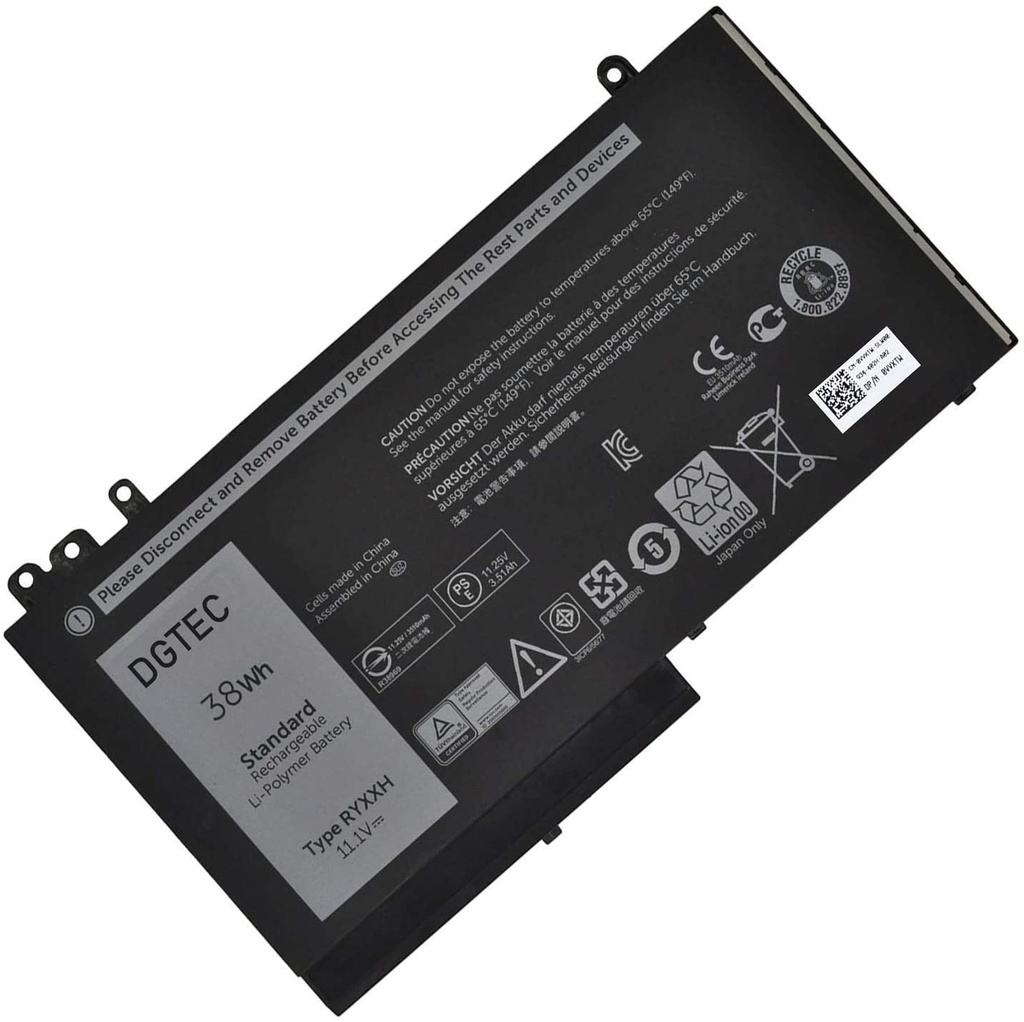 B08NXFMDCT-Batería de repuesto para portátil Dell Latitude 12 5000 E5250 (P25S001) Latitude E5450 E5550 Latitude 11 3150 3160 Series 9P4D2 YD8XC 5TFCY VVVXTW VY9ND R5MD0 (111.11 8 WH).