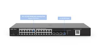 RG-NBS3100-24GT4SFP-S-Switch Acceso L2 / 24 GE / 4 SFP / PoE 370W