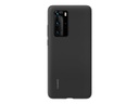 Huawei Case - Carcasa trasera para teléfono móvil - goma de silicona - negro - para Huawei P40 Pro