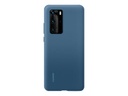 Huawei - Carcasa trasera para teléfono móvil - silicona líquida - tinta azul - para Huawei P40 Pro
