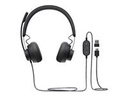 Logitech Zone Wired - Auricular - en oreja - cableado - USB-C - grafito