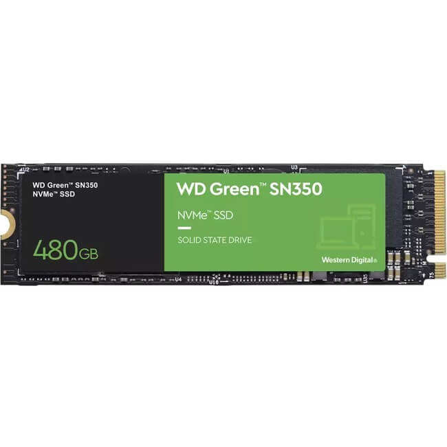 Western Digital - Internal hard drive - 480 GB - M.2 - Solid state drive - NVMe