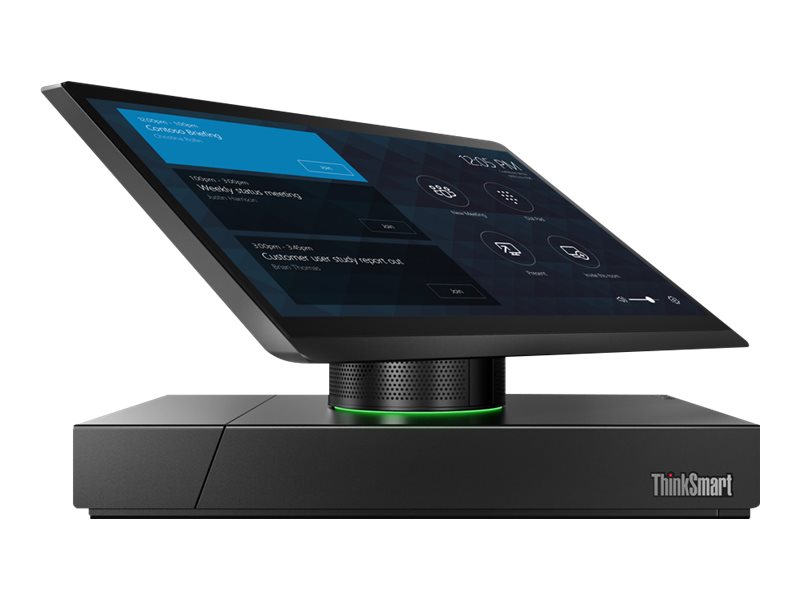 Lenovo ThinkSmart Hub 500 10V5 - Para Microsoft Teams - todo en uno - Core i5 7500T / 2.7 GHz - vPro - RAM 8 GB - SSD 128 GB - NVMe - HD Graphics 630 - GigE - WLAN: 802.11a/b/g/n/ac, Bluetooth 4.1 - Win 10 IoT Enterprise - monitor: LED 11.6" 1920 x 1080 (Full HD) pantalla táctil - negro business - TopSeller - con 3 años de asistencia de Lenovo Premier