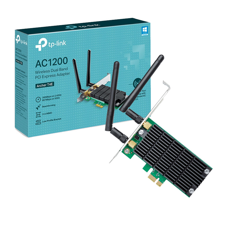 ARCHER T4E - Adaptador Inalámbrico PCI Express Banda Dual AC AC1200