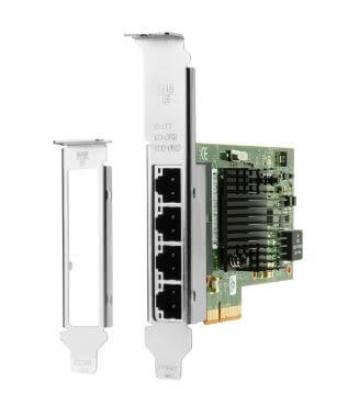 Intel I350-T4 - Adaptador de red - PCIe 2.1 x4 perfil bajo - Gigabit Ethernet x 4 - para HP Z2 G4, Z2 G5, Z2 G8, Z4 G4, Z6 G4, Z8 G4