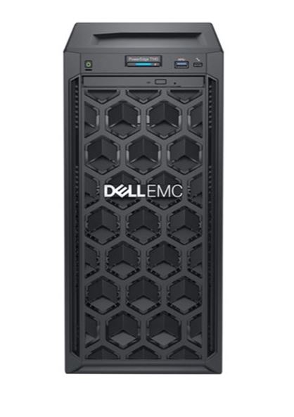 Dell - Server - Rack-mountable - Intel Xeon E-2226G / 3.4 GHz - 8 GB - 1 TB Hard Drive Capacity - Cabled Hard Drive
