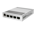 MikroTik CRS305-1G-4S+IN - Conmutador - 4 x SFP+ + 1 x 10/100/1000 (PoE) - sobremesa - PoE+ - alimentación cc