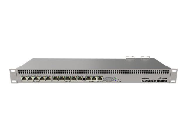 MikroTik RouterBOARD RB1100AHx4 - Dude Edition - router - conmutador de 13 puertos - GigE - montaje en rack