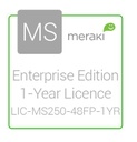 LIC-MS250-48FP-1YR-/LA CISCO MERAKI MS250-48FP LICS ENTERPRISE LICS AND SUP 1YR