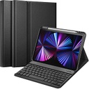 Funda para iPad Pro de 12,9 pulgadas 2021 con teclado (para iPad Pro de 12,9 pulgadas, 5ª generación, 4ª y 3ª generación) – Inalámbrico