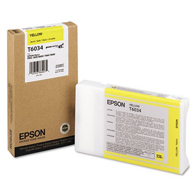 Epson T6034 - 220 ml - amarillo - original - cartucho de tinta - para Stylus Pro 7880, Pro 9800