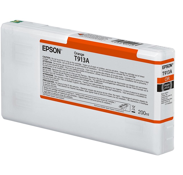 Epson T913 - 200 ml - naranja - original - cartucho de tinta - para SureColor P5000, SC-P5000