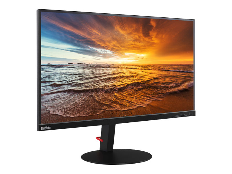 Lenovo ThinkVision P27u - Monitor LED - 27" (27" visible) - 3840 x 2160 4K - IPS - 350 cd/m² - 1000:1 - 6 ms - 2xHDMI, DisplayPort, USB-C - negro - para ThinkBook 14; ThinkCentre M715q (2nd Gen); M75; ThinkPad E14; E15; L13 Yoga; T490; X390