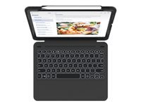 ZAGG Slim Book Go - Caja de teclado y folio - retroiluminación - Bluetooth - para Apple iPad Pro de 12,9" (3ª generación, 4ª generación)