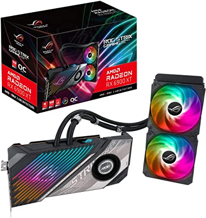 ASUS - ROG-STRIX-LC-RX6900XT-T16G-GAMING - PCI Express 4.0 - AMD - AMD Radeon RX 6900 XT - 16 GB - GDDR6 SDRAM - DisplayPort