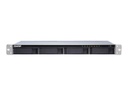 QNAP TS-431XeU - Servidor NAS - 4 compartimentos - montaje en bastidor - SATA 6Gb/s - RAID 0, 1, 5, 6, 10, JBOD, 5 Hot Spare - RAM 8 GB - Gigabit Ethernet / 10 Gigabit Ethernet - iSCSI soporta - 1U