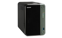 QNAP TS-253D - Servidor NAS - 2 compartimentos - SATA 6Gb/s - RAID 0, 1, JBOD - RAM 4 GB - 2.5 Gigabit Ethernet - iSCSI soporta