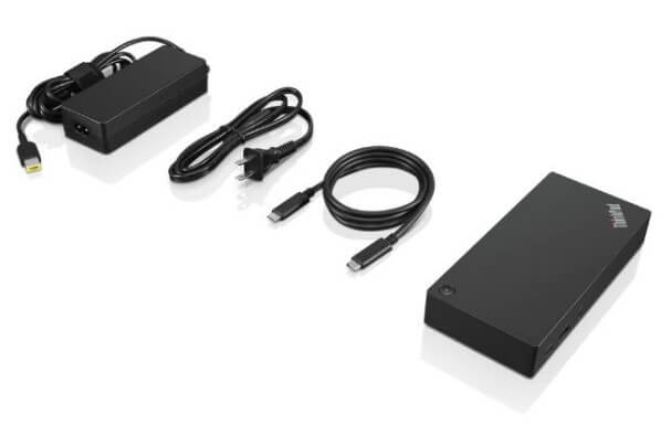 Lenovo ThinkPad Universal USB-C Dock - Estación de conexión - USB-C - HDMI, 2 x DP - GigE - 90 vatios - CRU - Estados Unidos - para ThinkPad P14s Gen 2; P15s Gen 2; X1 Titanium Yoga Gen 1; X13 Gen 2; X13 Yoga Gen 2